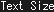TextSize