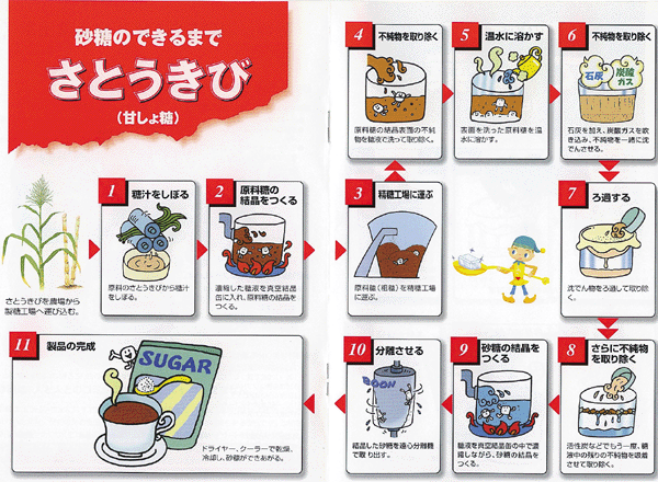 砂糖の製造工程