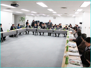 意見交換会場の様子