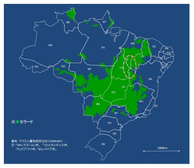 図1 ピンクの点線で囲まれた部分がマトピバ地域