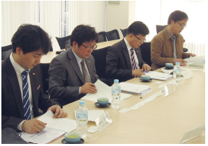 alicの説明を受ける韓国酪農振興会の方々