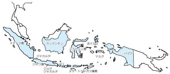 インドネシア地図