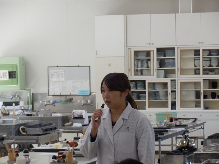 学生代表からの御礼の言葉