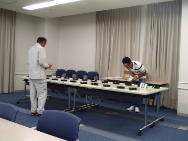 農産物検査員技能確認会の様子