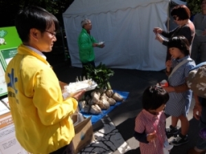 てん菜の食味体験