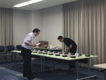農産物検査員技能確認会の様子
