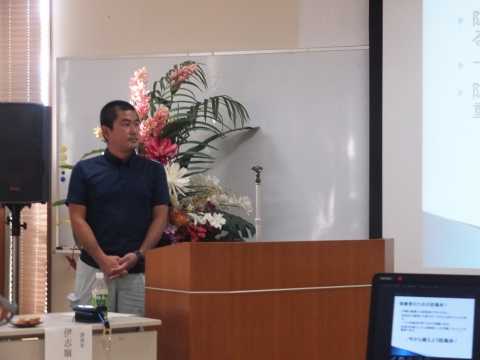 外間主任技師の講演