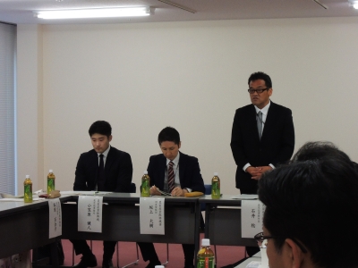 石井所長による開会あいさつ