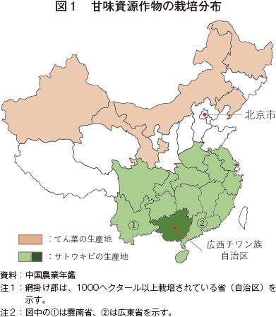 広西チワン族自治区における砂糖産業の現状と課題 農畜産業振興機構