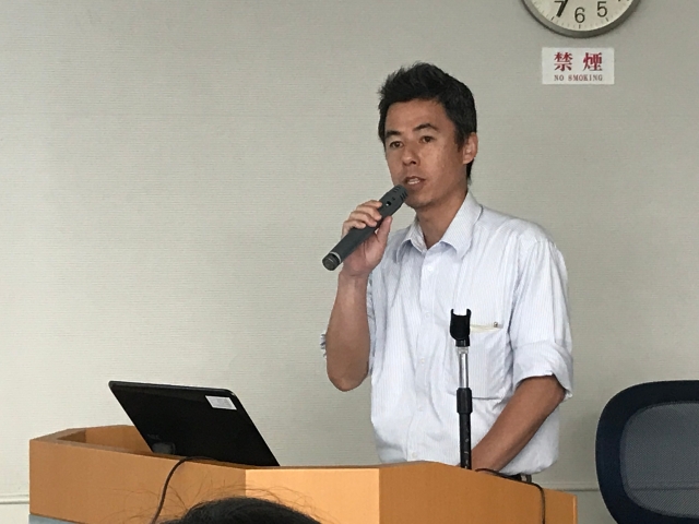 大久保明彦技術主査の講演