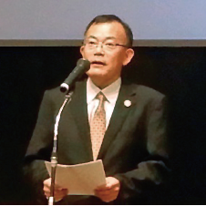 alic天羽理事長による主催あいさつ