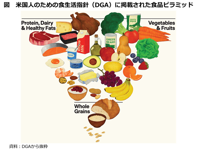 �}�@�č��l�̂��߂̐H�����w�j�iDGA�j�Ɍf�ڂ��ꂽ�H�i�s���~�b�h